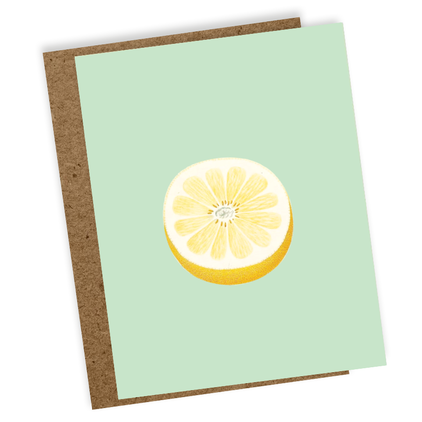 30x40 - Mini Biglietto d'Auguri Limone