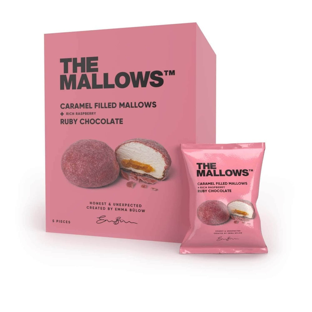 The Mallows - Marshmallow al Caramello, Cioccolato Ruby e Lampone