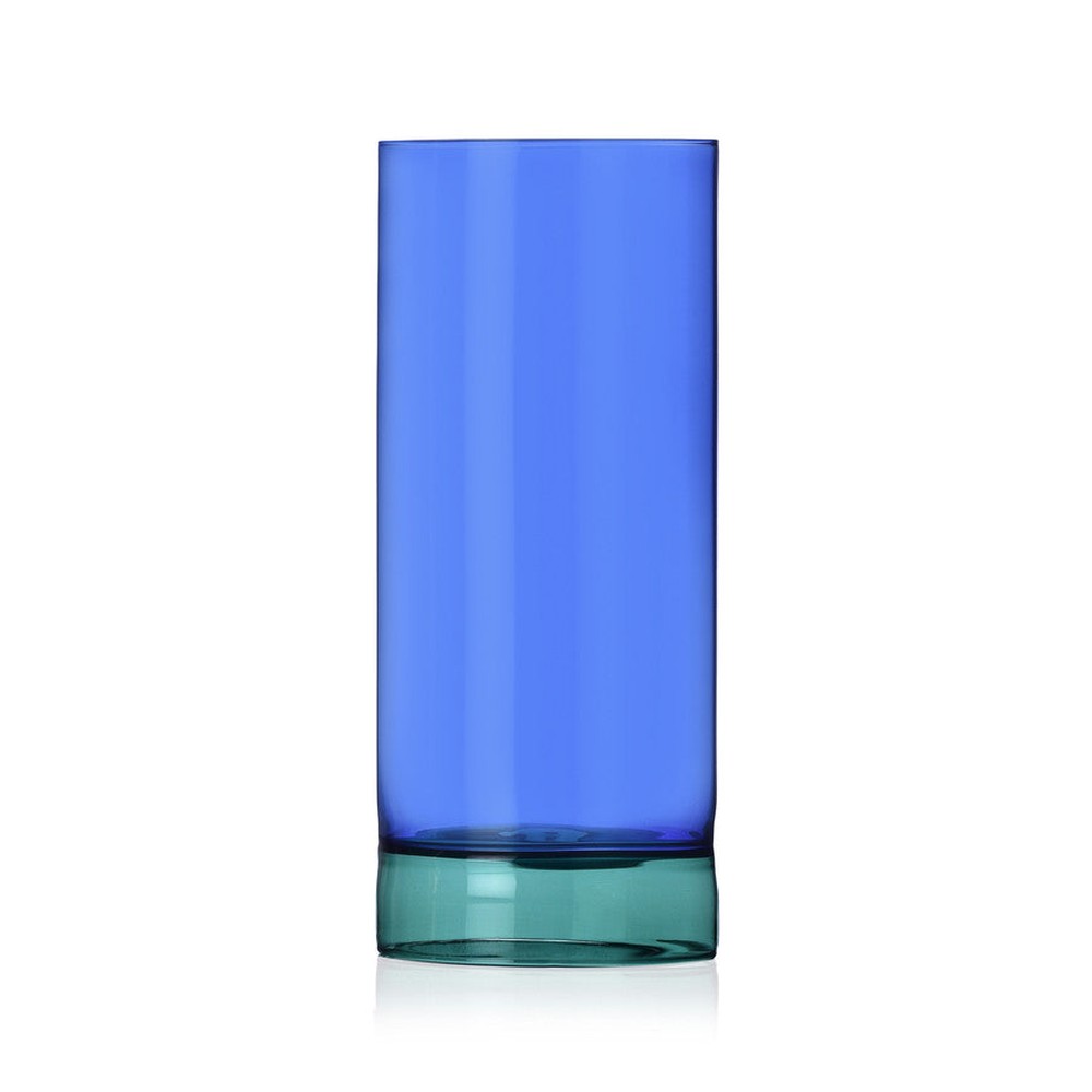 Ichendorf - Bicchiere da Drink Azzurro e Verde Bamboo
