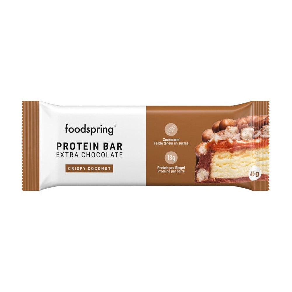 Foodspring - Barretta Proteica Extra Cioccolato al Cocco Croccante