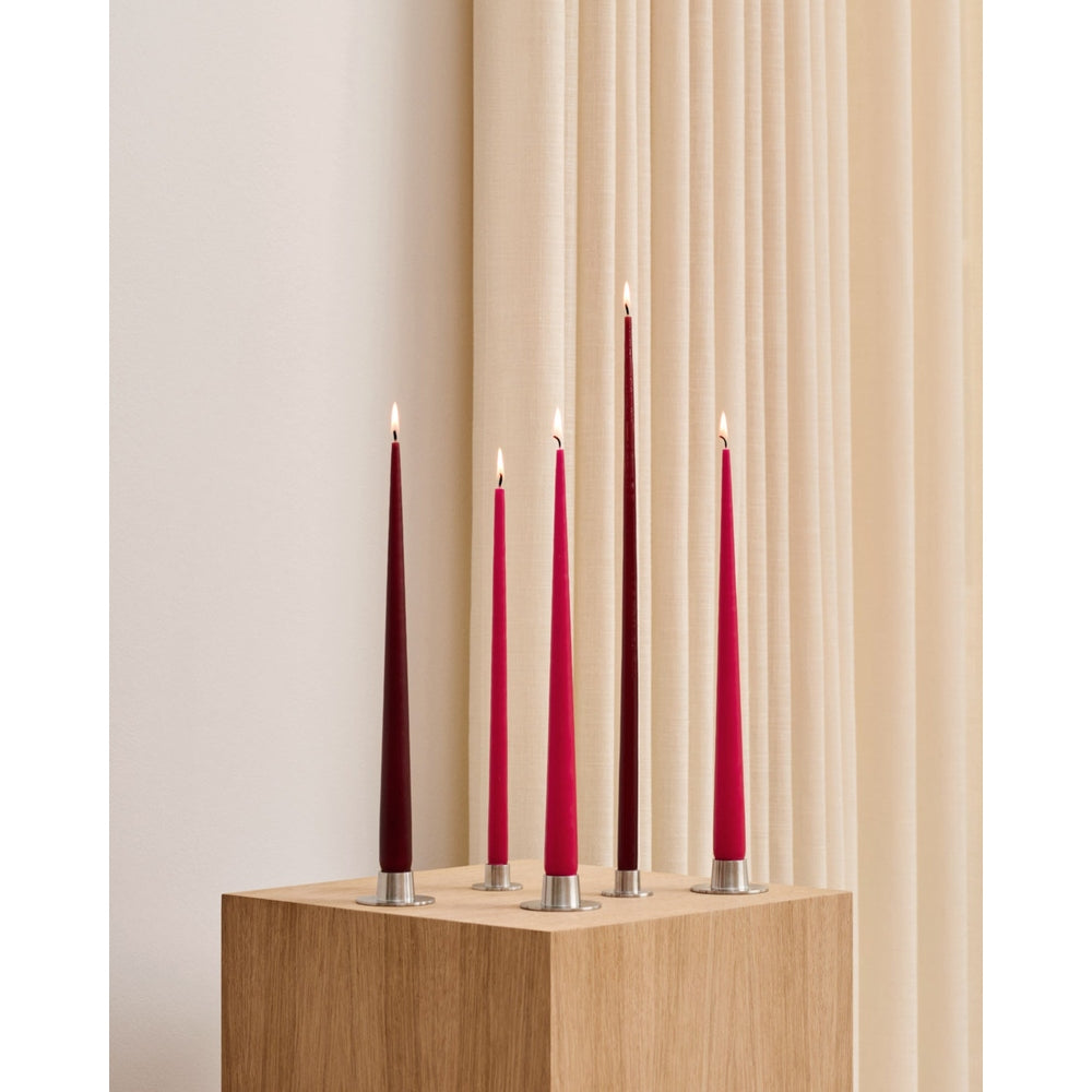 Ester & Erik - Portacandele Argento Lucido Set 2pz