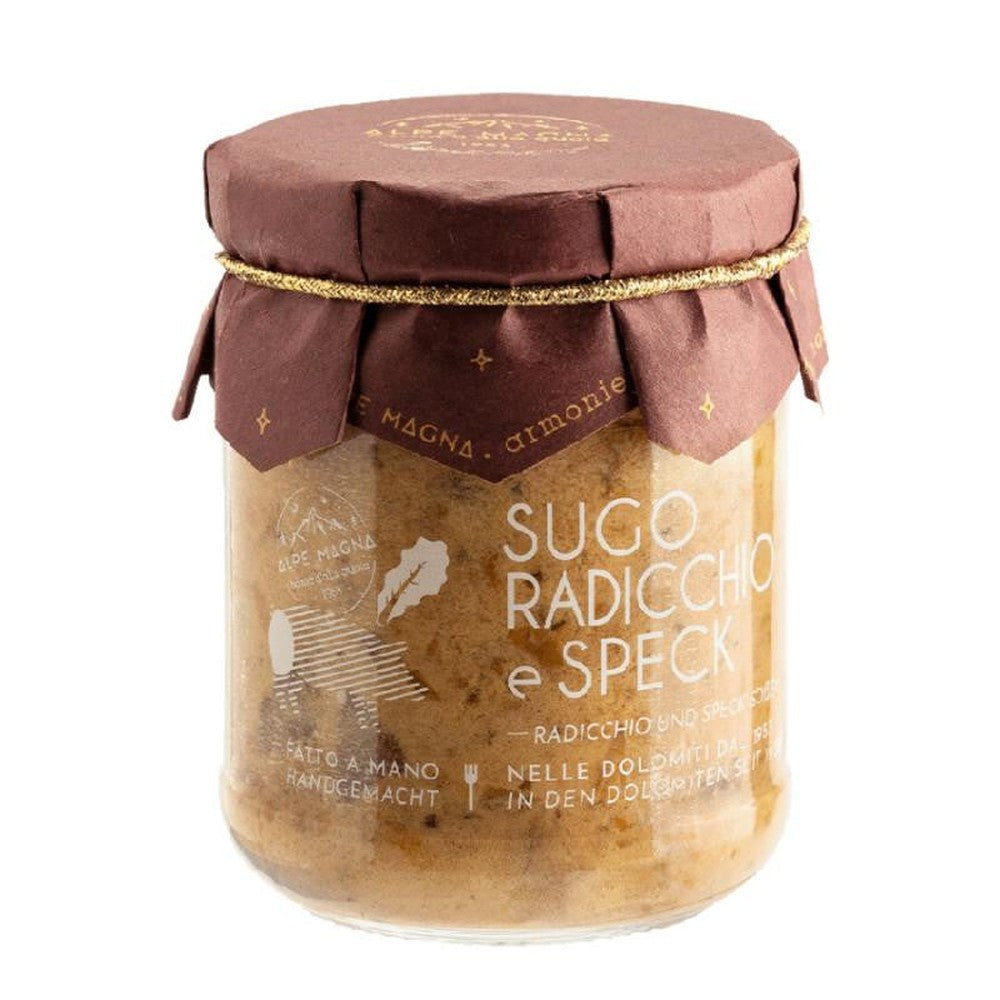 Sugo radicchio e speck di Alpe Magna