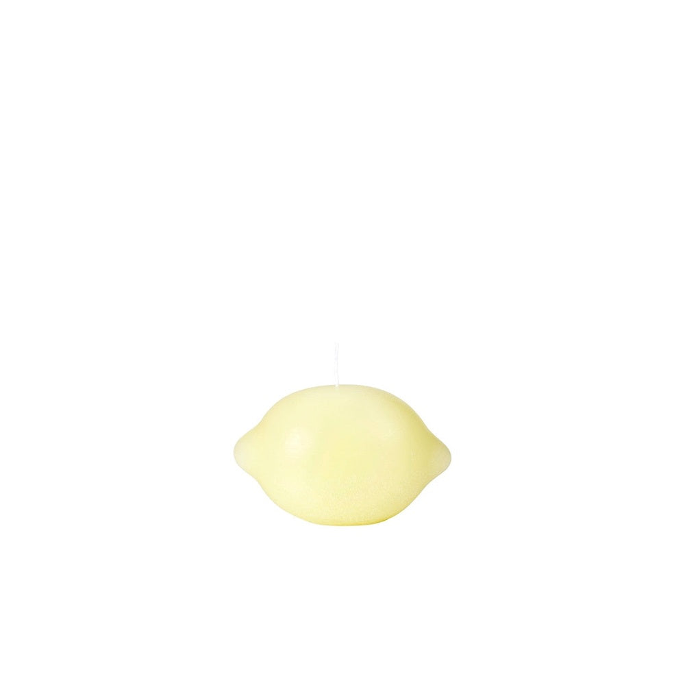 Broste - Candela a forma di Limone Giallo Pastello