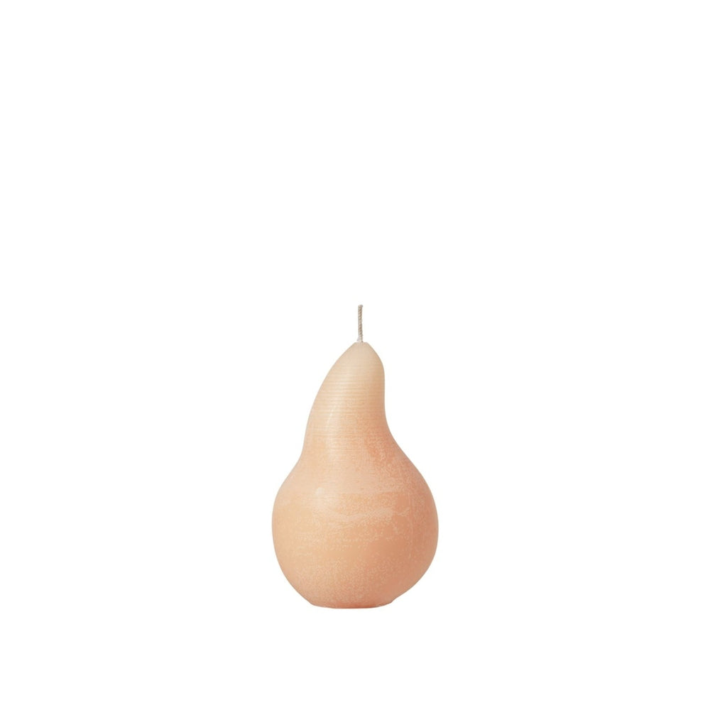 Broste - Candela a forma di Pera Arancione Pastello