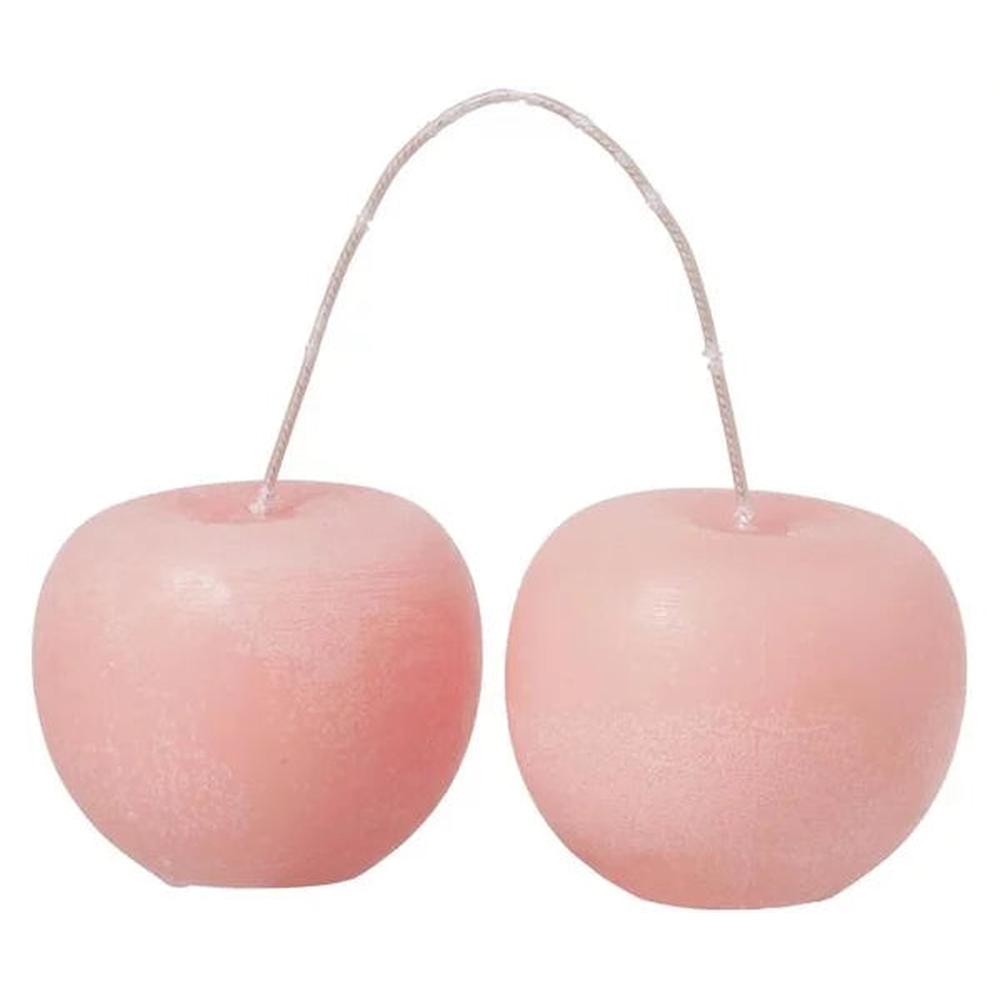 Broste - Candela a forma di Ciliegia Rosa Pastello