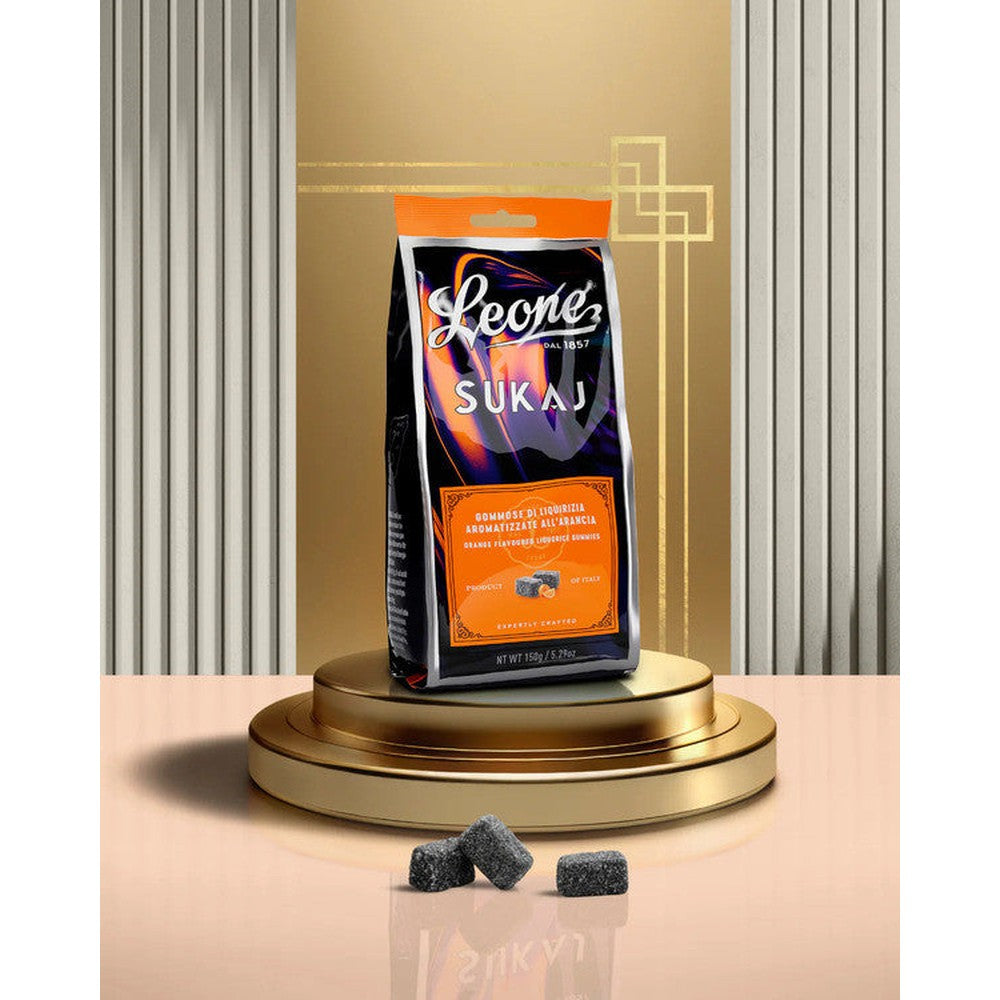Leone - Sacchetto Gommose Sukaj Aromatizzate all'Arancia
