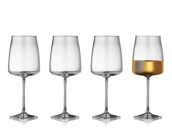 Lyngby Glas - Set di Calici da Vino Bianco Made in Italy 4pz