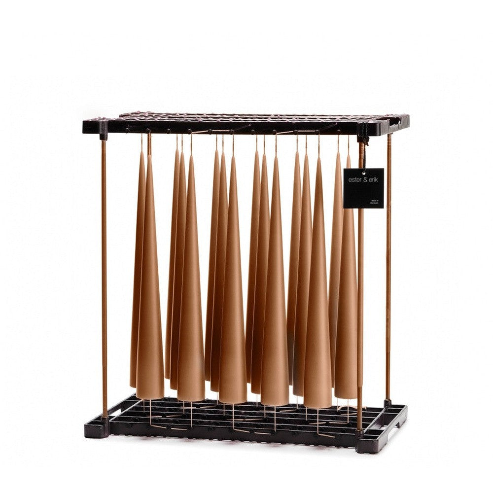 Ester & Erik - Candela Conica 37cm Raw Toffee 1pz