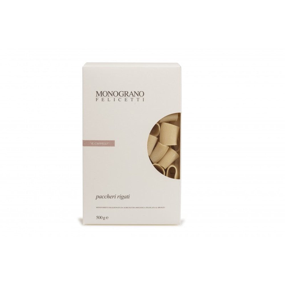 Paccheri Rigati 500gr - Pasta Bio Monograno Felicetti