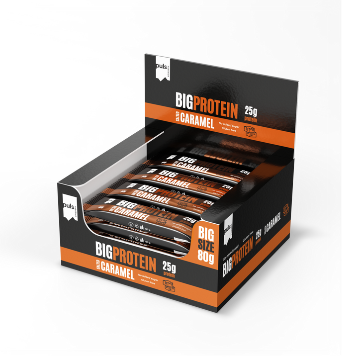 Puls Nutrition - Barretta Proteica al Caramello Salato 80g