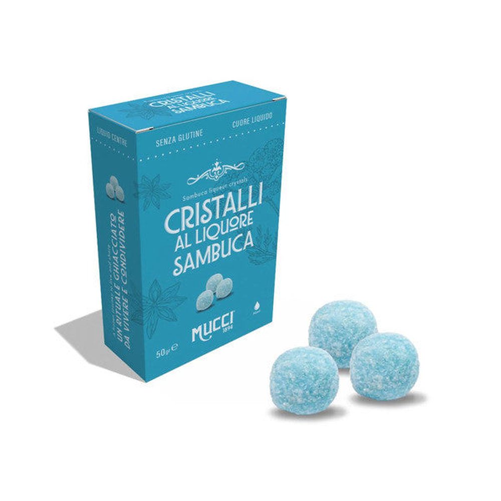 Mucci - Cristalli al Liquore di Sambuca 50g