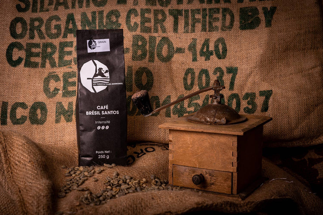 Les Torréfacteurs Normands - Caffè Santos OrigineBrasile 100% Arabica Macinato 250g