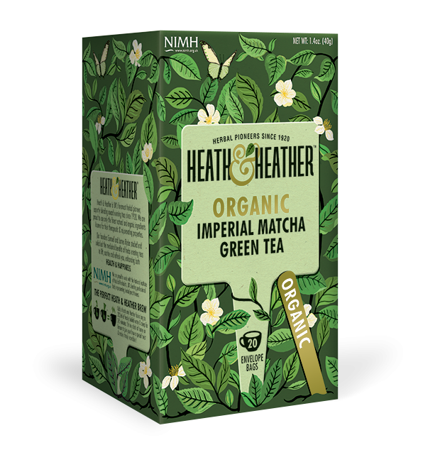 Heath & Heather - Tè Verde Matcha Imperiale Biologico in Filtri 40g