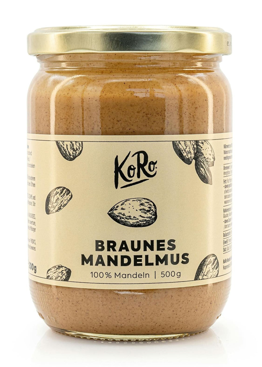 KoRo - Crema 100% Mandorle non Pelate 500g