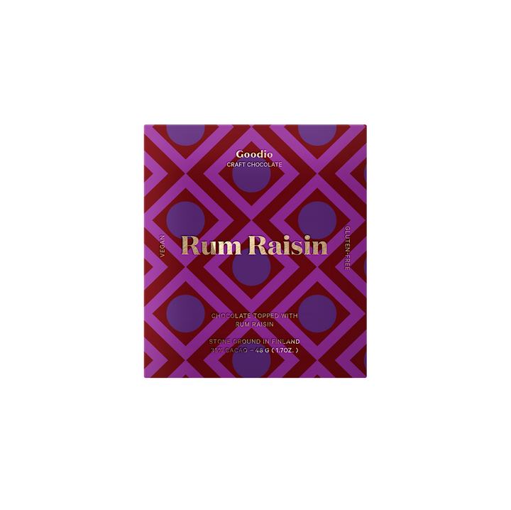 Goodio Chocolate - Cioccolato al Rum e Uvetta 35%