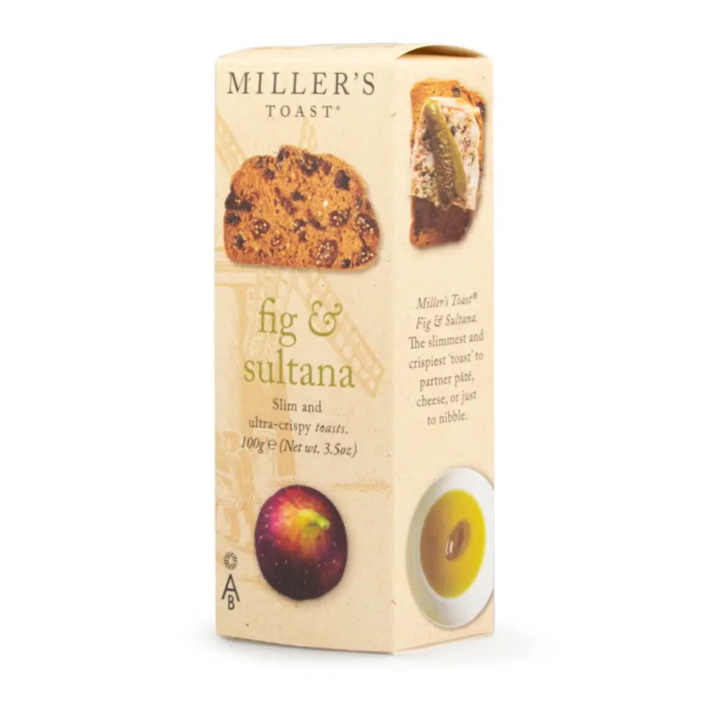 The Miller's Toast Pane tostato ai fichi e uva sultanina