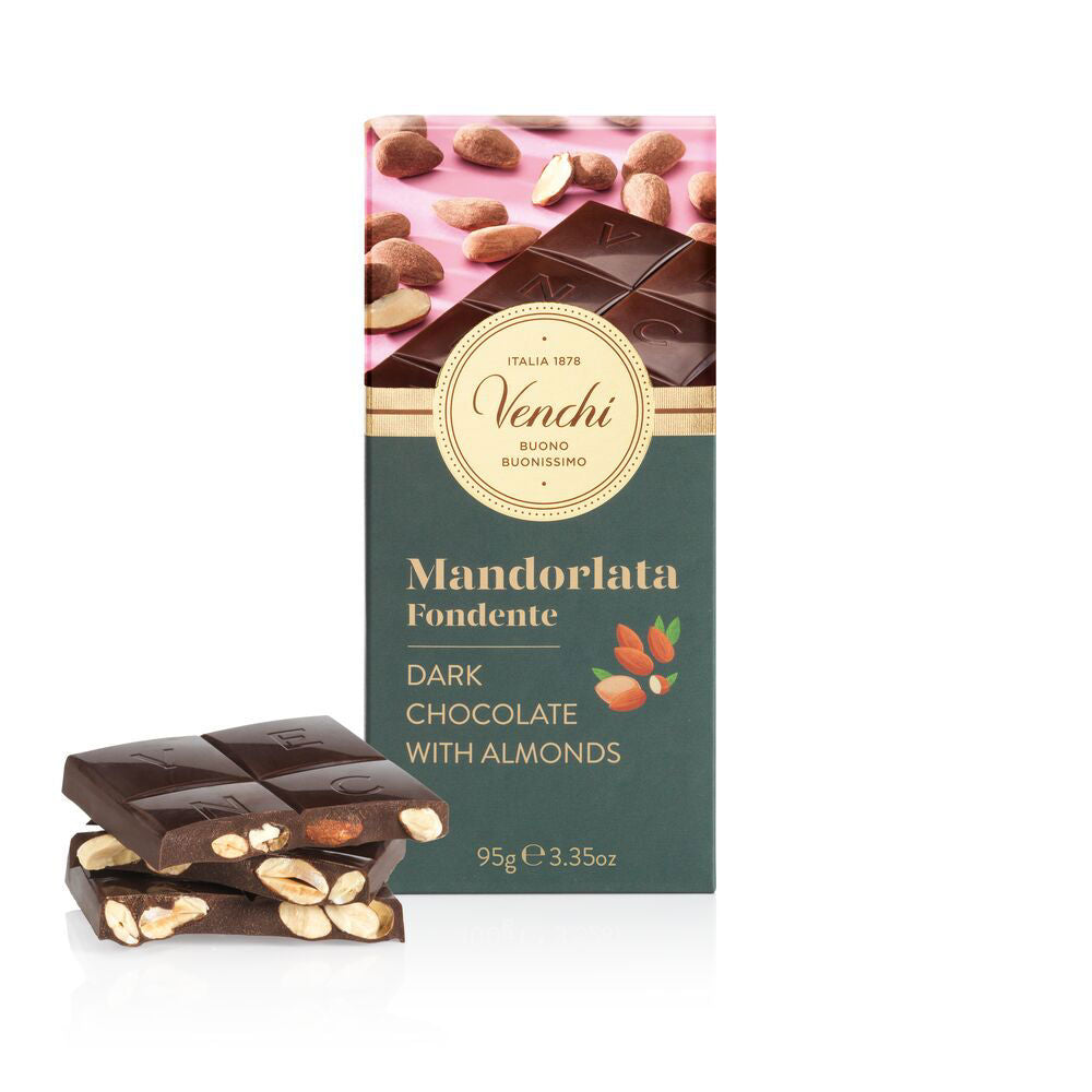 Venchi - Tavoletta Mandorlata Fondente 95g