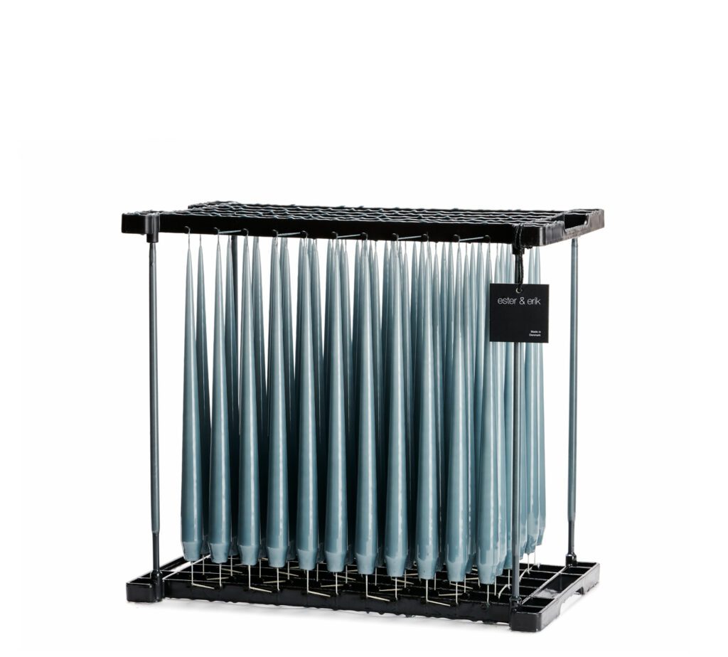 Ester &amp; Erik - Candela Taper 32cm Steel Blue Laccato 1pz