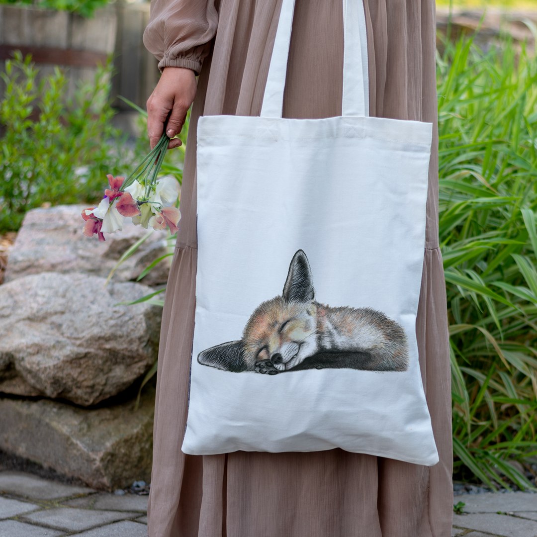 Charlotte Nicolin - Borsa Di Tela "Felix la Volpe"