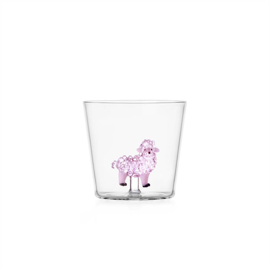 Ichendorf - Bicchiere con Pecorella Rosa