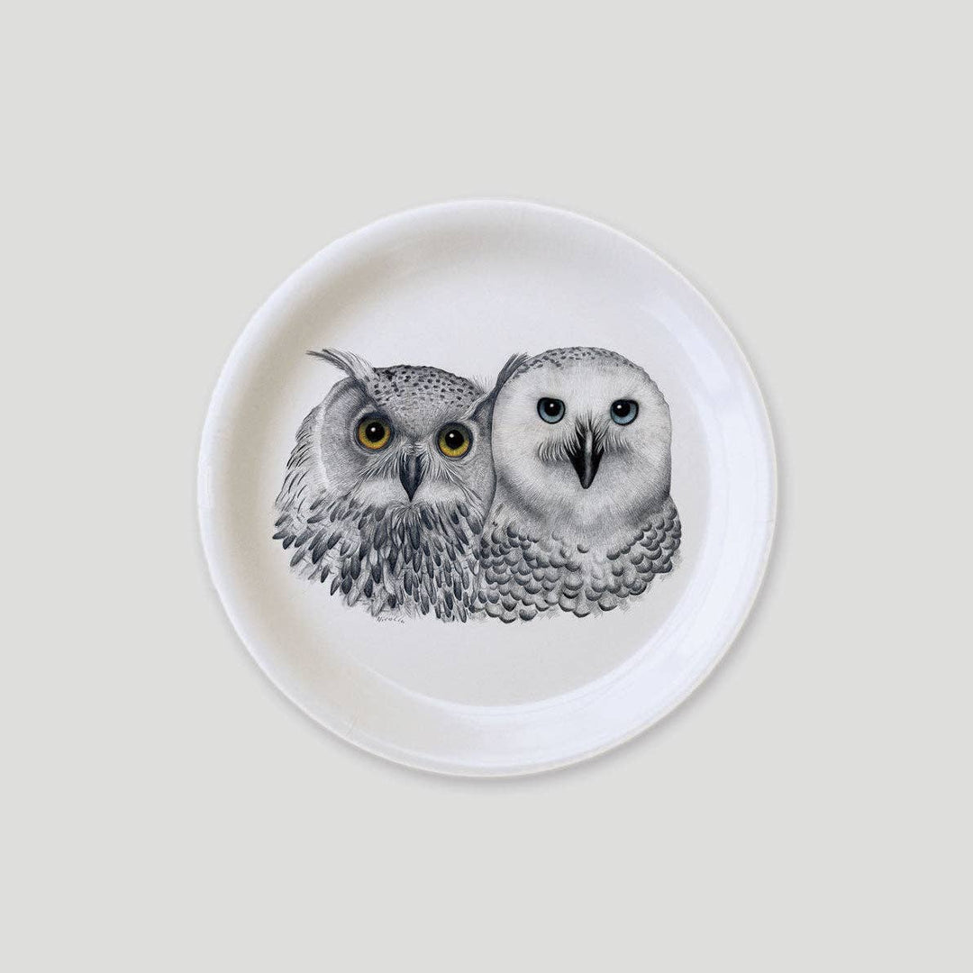 Charlotte Nicolin - Vassoio Mini "Gufo &amp; Civetta"