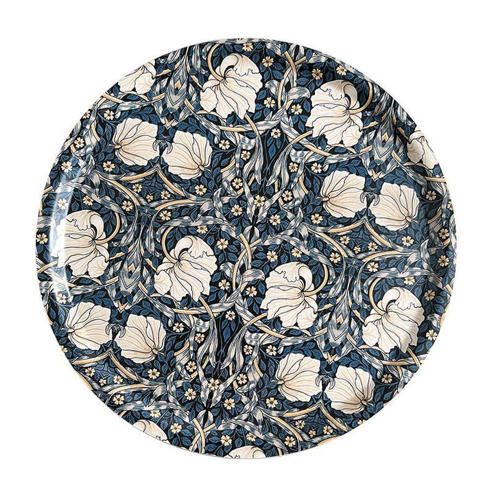 Koustrupco - Vassoio Rotondo Blu "Pimpernel" by William Morris