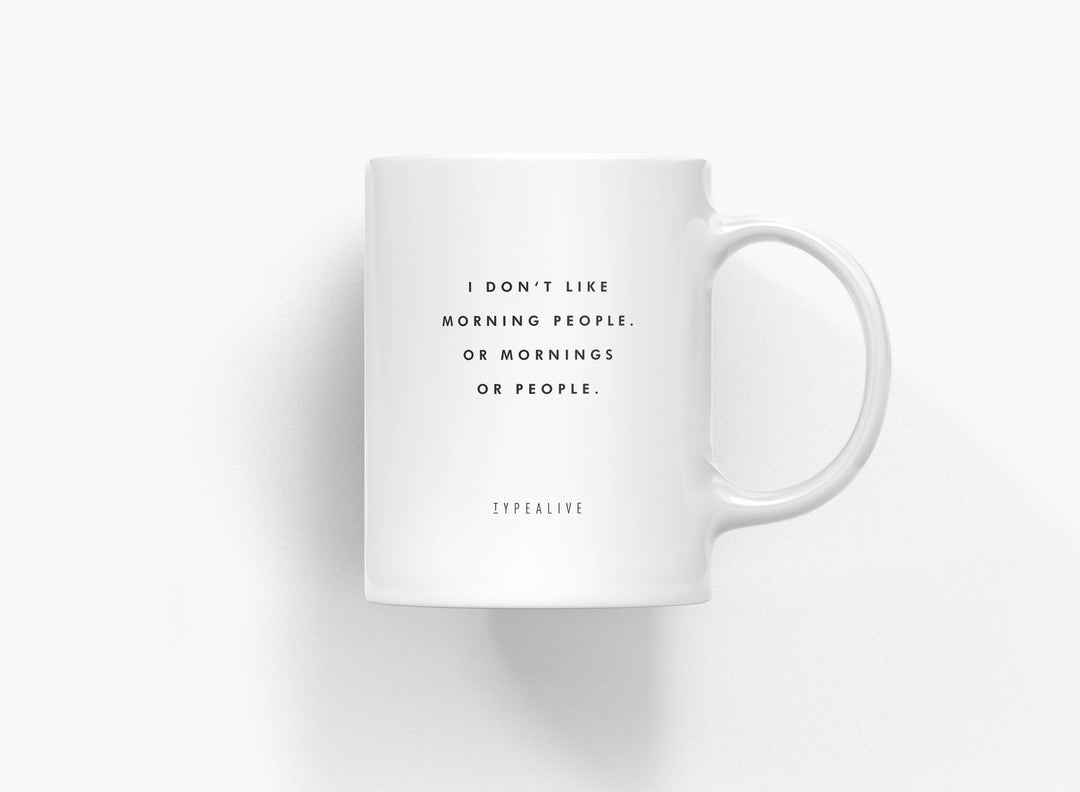 Typealive - Tazza in Ceramica "Morning People"