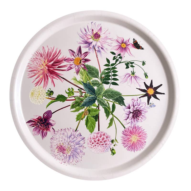 Koustrupco - Vassoio Rotondo Fiori Dalia