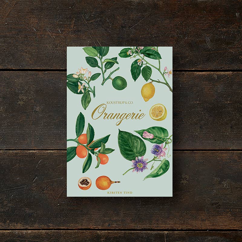 Koustrupco - Confezione di 8 cartoline con buste Orangerie