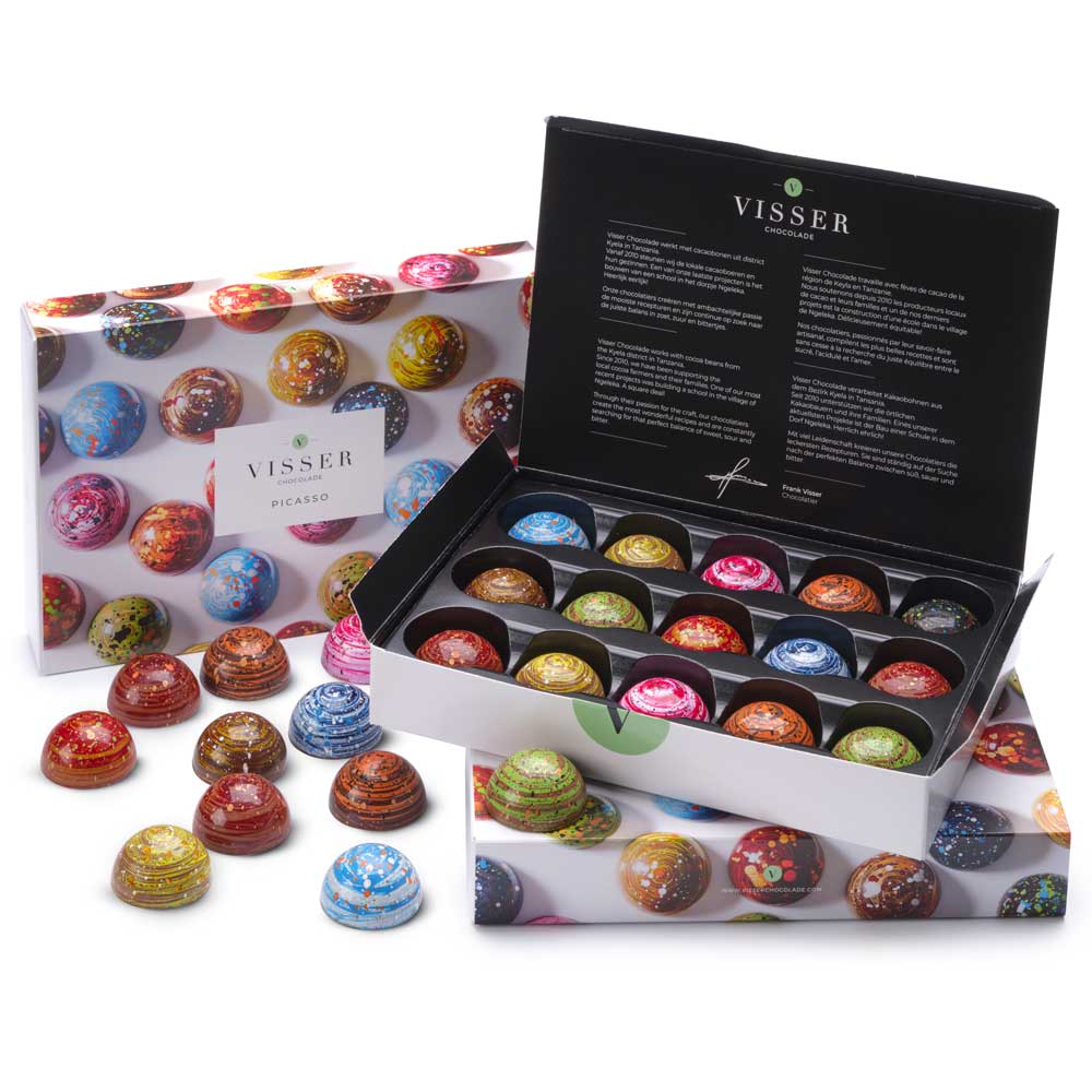 Visser - Praline di Cioccolato "Picasso" Assortite 300g