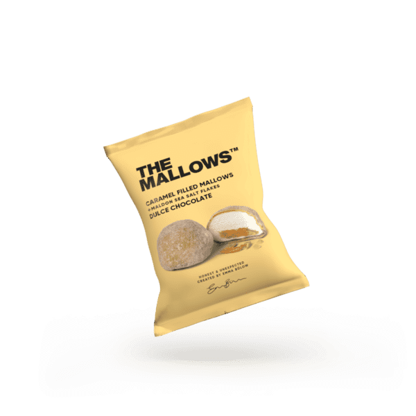 The Mallows - Monoporzione Marshmallow al Caramello, Cioccolato Dulce e Sale Maldon - 350 Punti Spezia