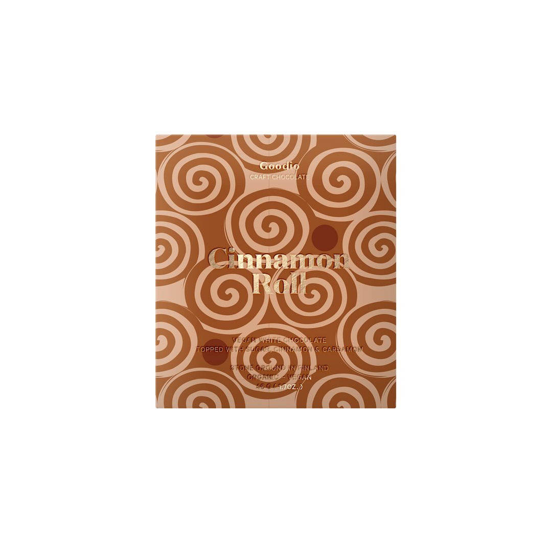 Goodio Chocolate - Cioccolato Vegano al Cinnamon Roll