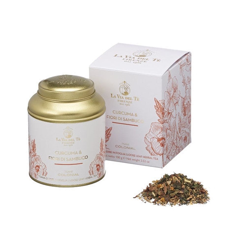 Tisana curcuma e fiori di sambuco di La Via del Tè