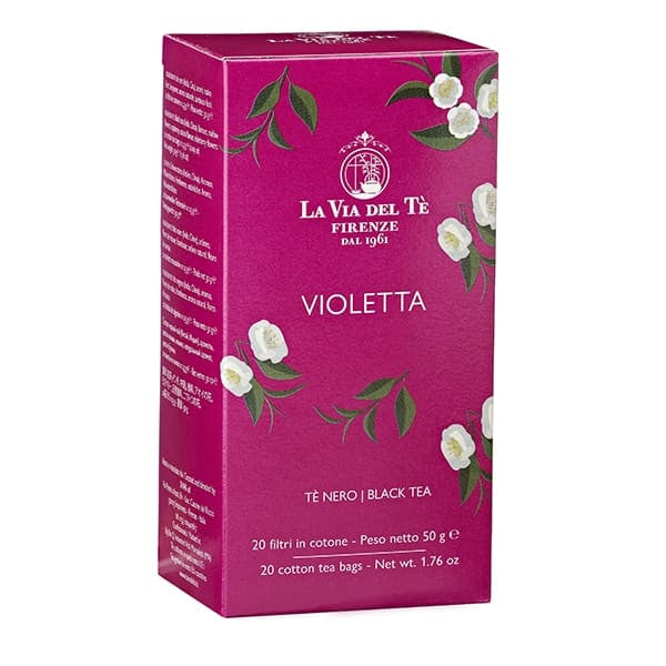Tè nero con lamponi e fiori di sambuco in filtri La via del Tè