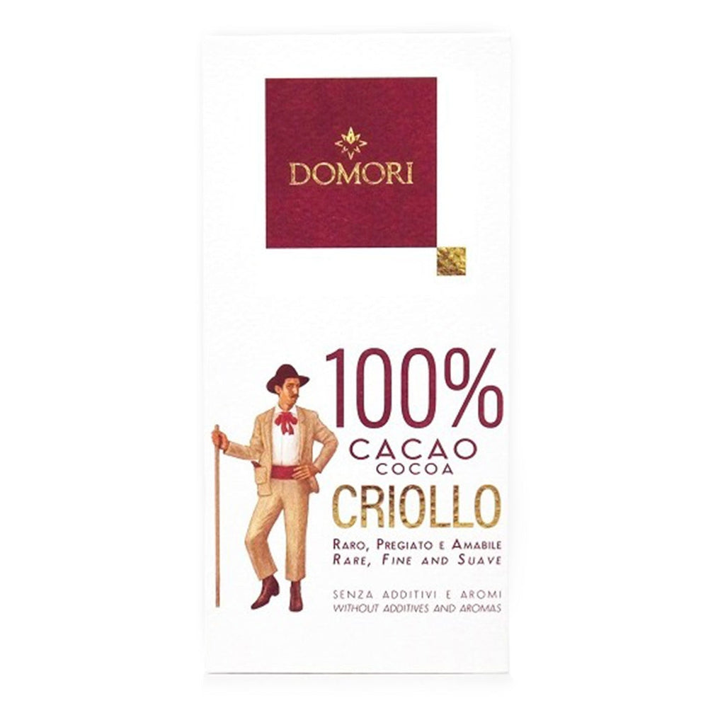 Domori Tavoletta Cioccolato Criollo 100%
