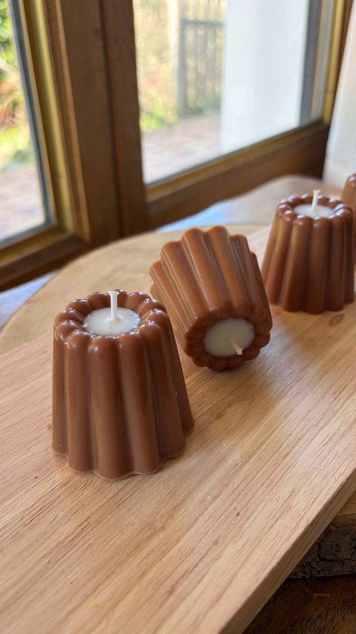 Leman Candle - Candela a Forma di Canelè di Bordeaux