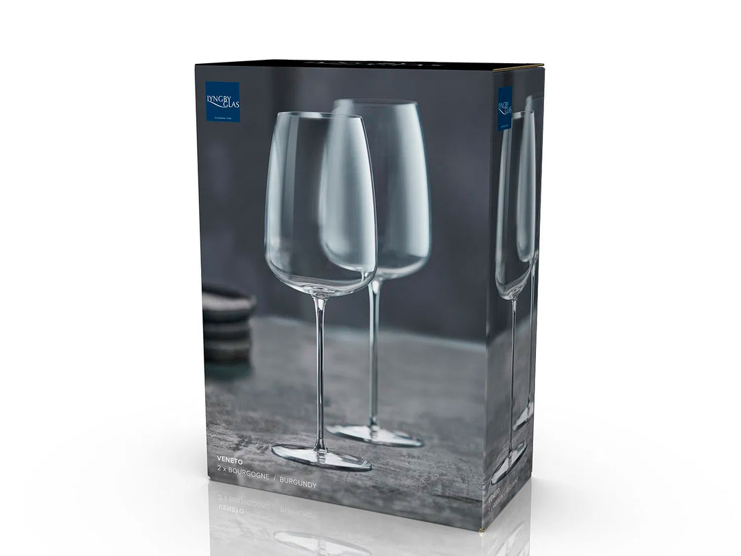 Lyngby Glas - Set 2 Bicchieri Bourgogne in Cristallo - 6.000 Punti Spezia