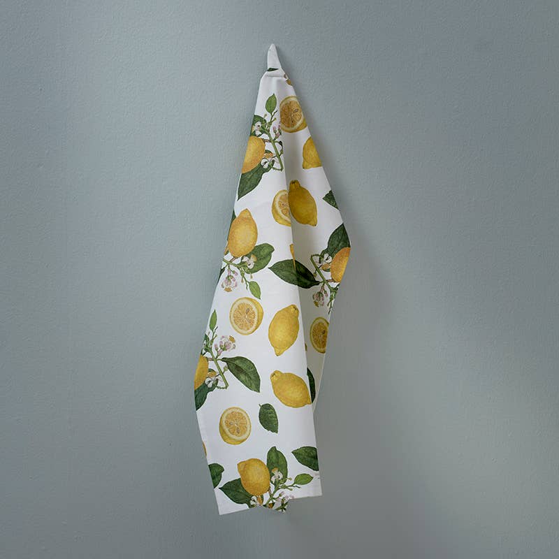 Koustrupco - Strofinaccio Limoni in Cotone 100% Organico