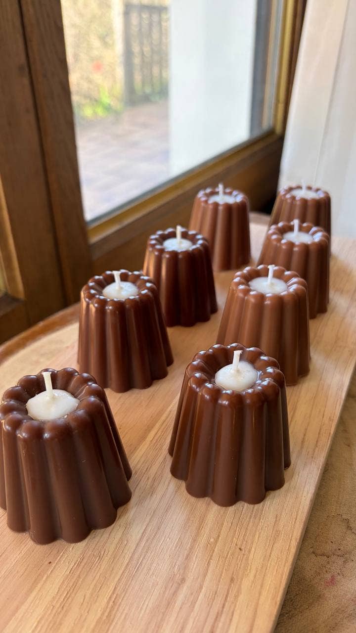 Leman Candle - Candela a Forma di Canelè di Bordeaux