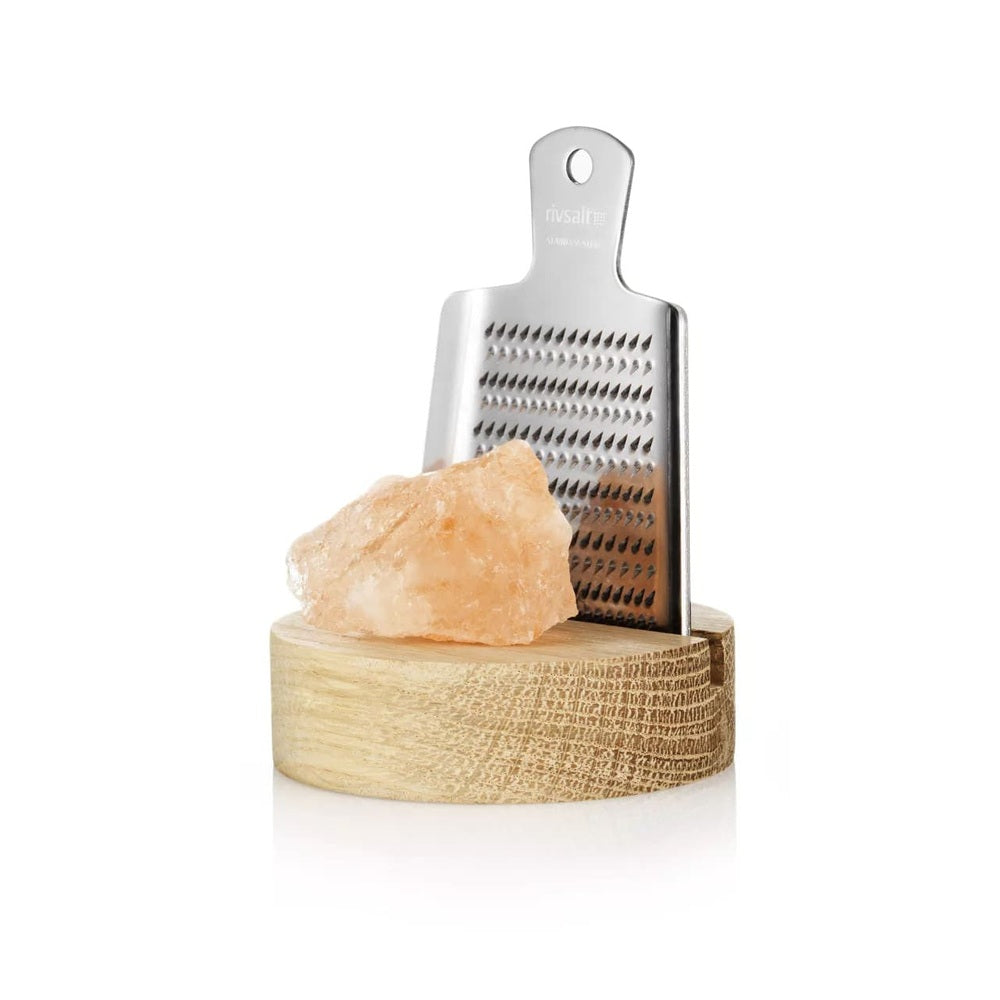 Rivsalt | Cristallo di Sale Rosa con Grattugia