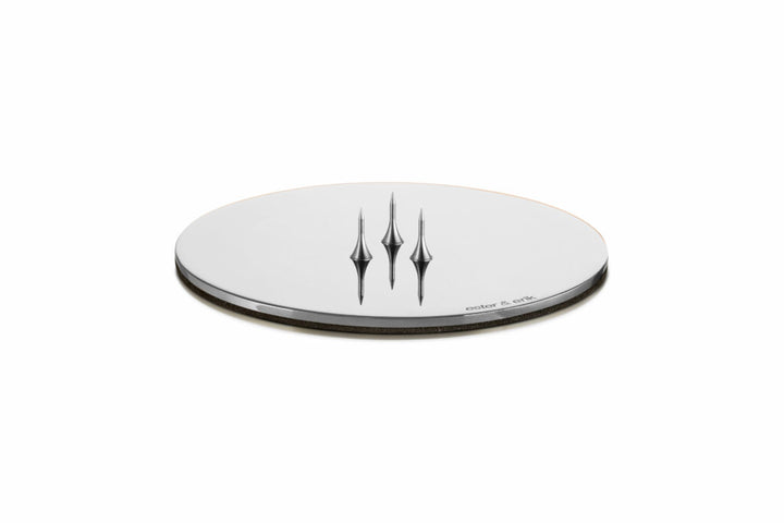 Ester &amp; Erik - Portacandele Piatto Argento Lucido 1pz 9cm
