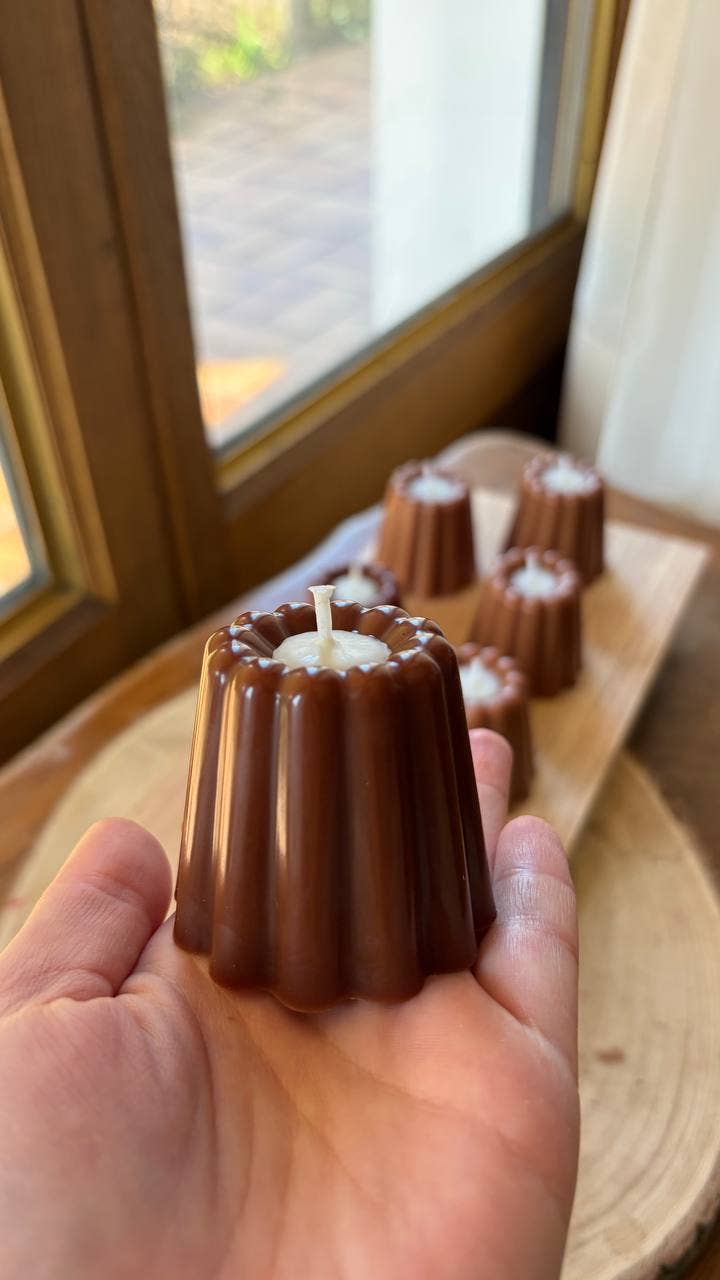 Leman Candle - Candela a Forma di Canelè di Bordeaux