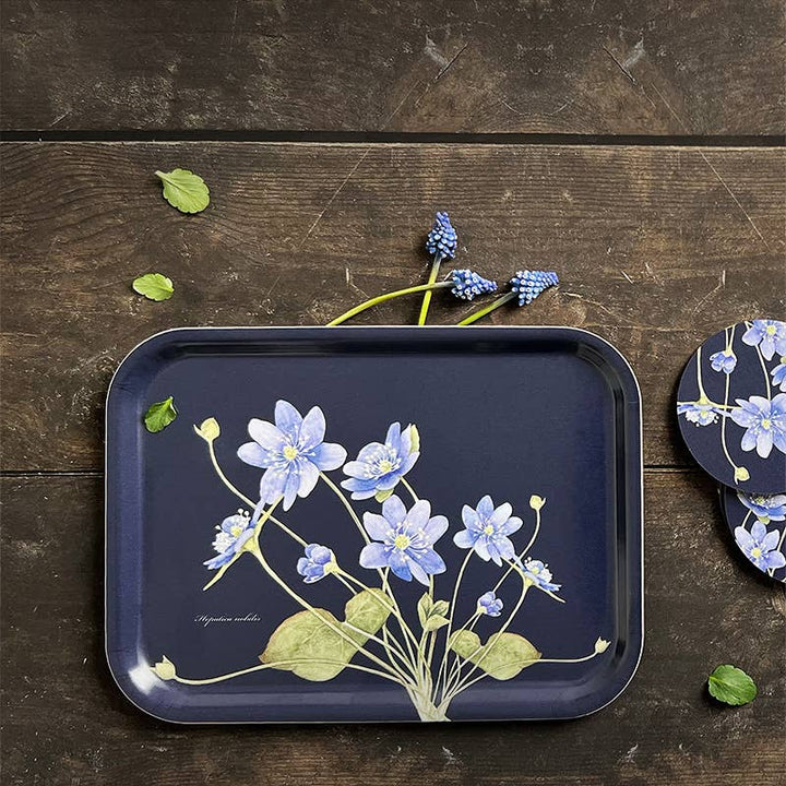 Koustrupco - Vassoio Rettangolare Anemoni Blu