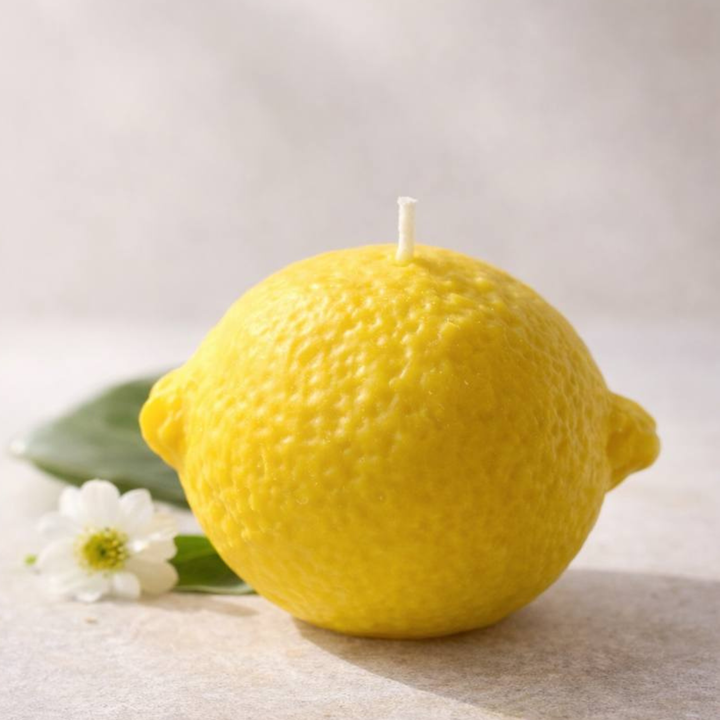 Leman Candle - Candela a Forma di Limone Profumata allo Yuzu