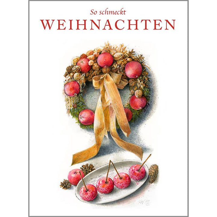 Koustrupco - Set da 8 Biglietti di Auguri "Il Sapore del Natale"