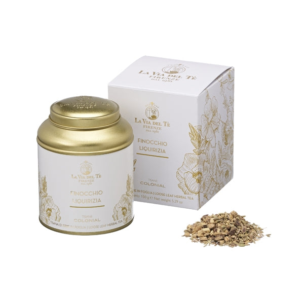 La Via del Tè - Tisana Finocchio e Liquirizia Sfuso in Latta 100g