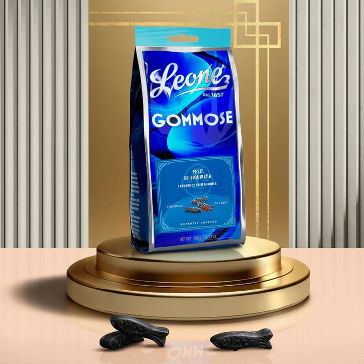 Leone - Pesci gommosi di Liquirizia in sacchetto