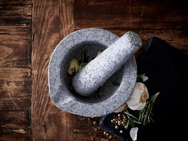 Funktion - Mortaio in Granito Grigio Chiaro