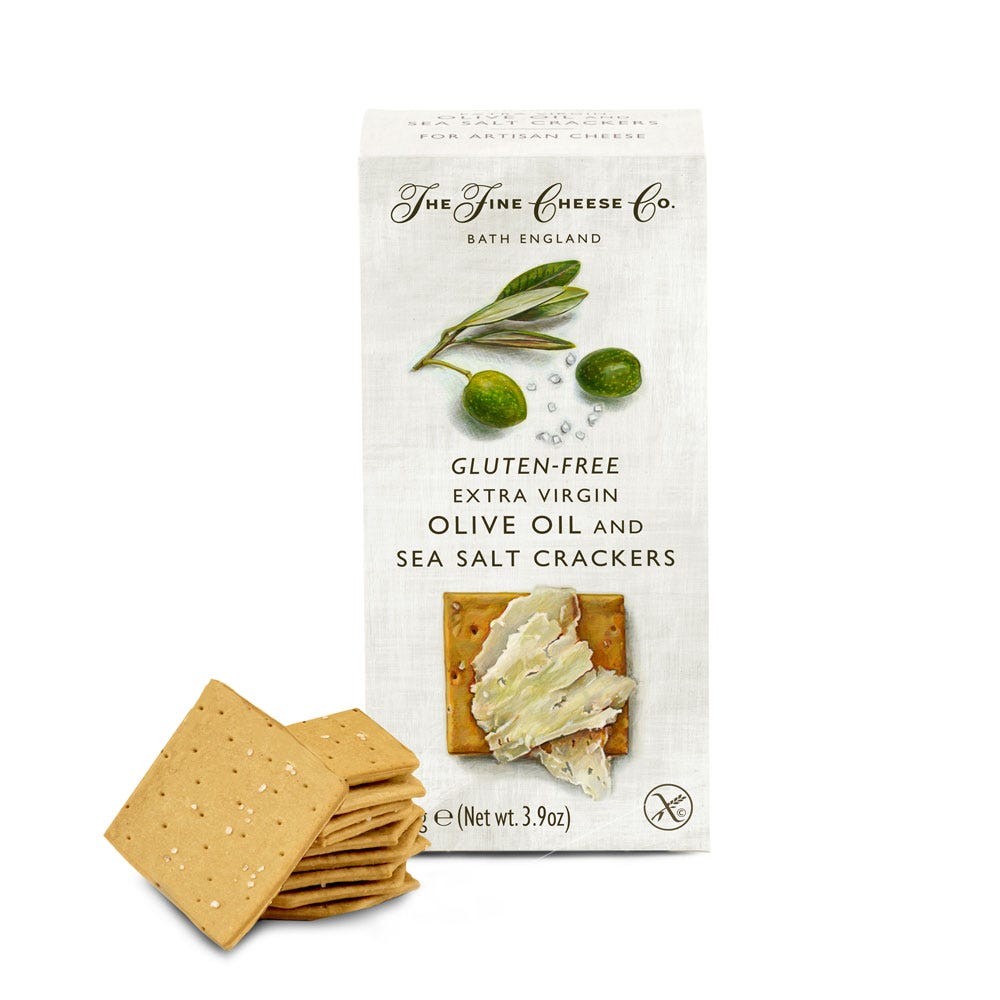 Fine Cheese Cracker Senza Glutine Olio EVO e Sale Marino