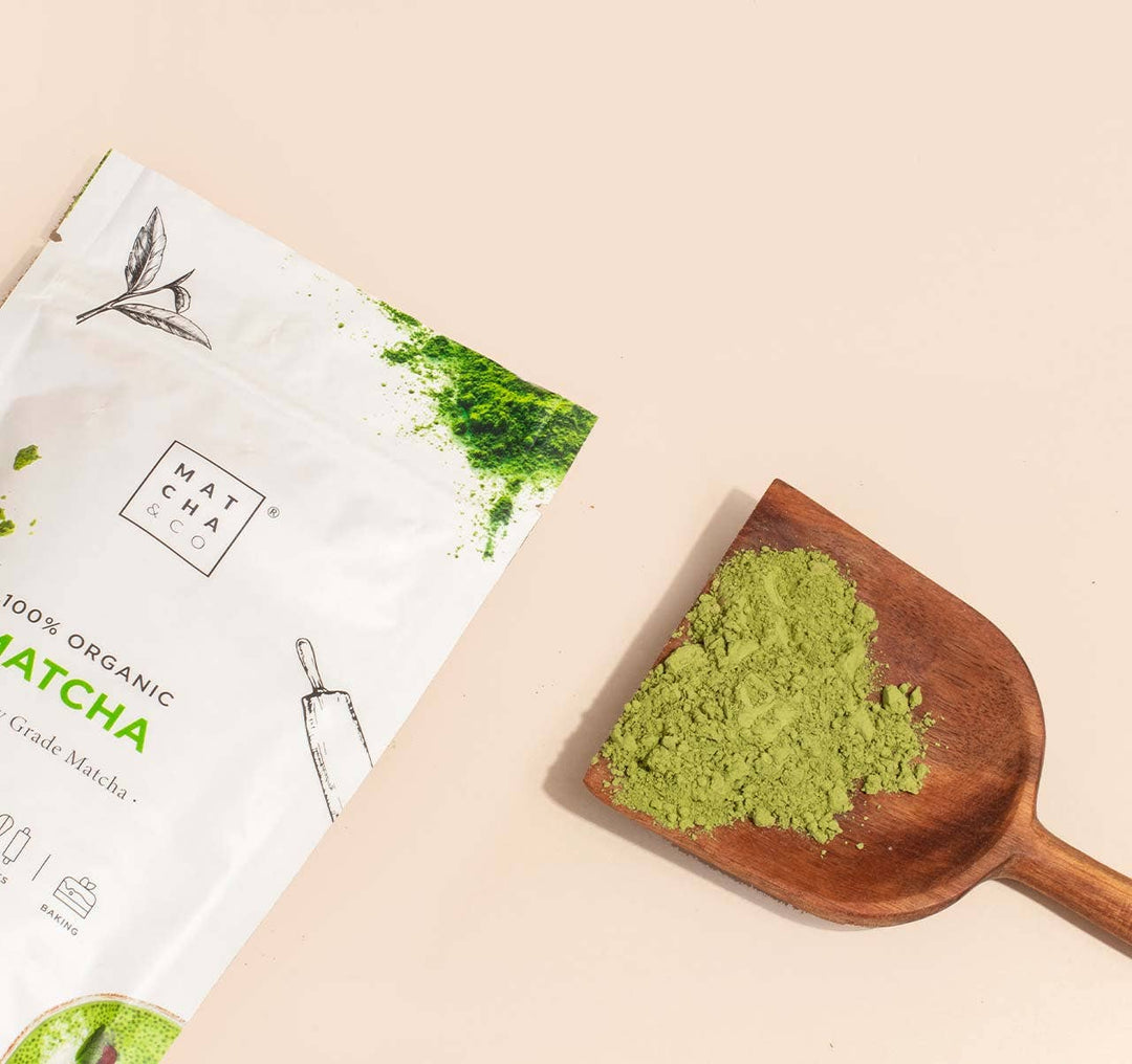 Matcha &amp; CO - Polvere di Tè Matcha BIO per Latte, Smoothies, Ricette 100g